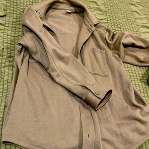 Women’s soft shacket. Old navy size Large